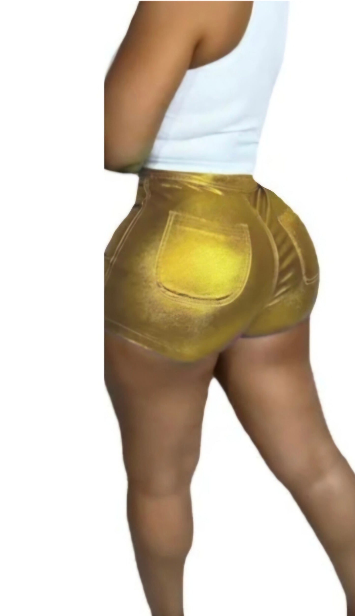 SEXY METALLIC SHORTS🛍 "GOLD"