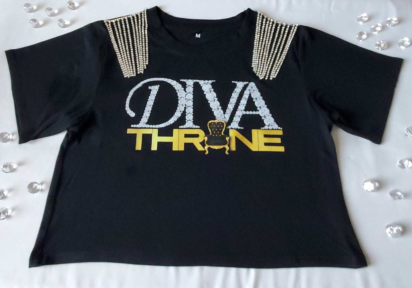 I AM A DIVA SIGNATURE CROP TOP