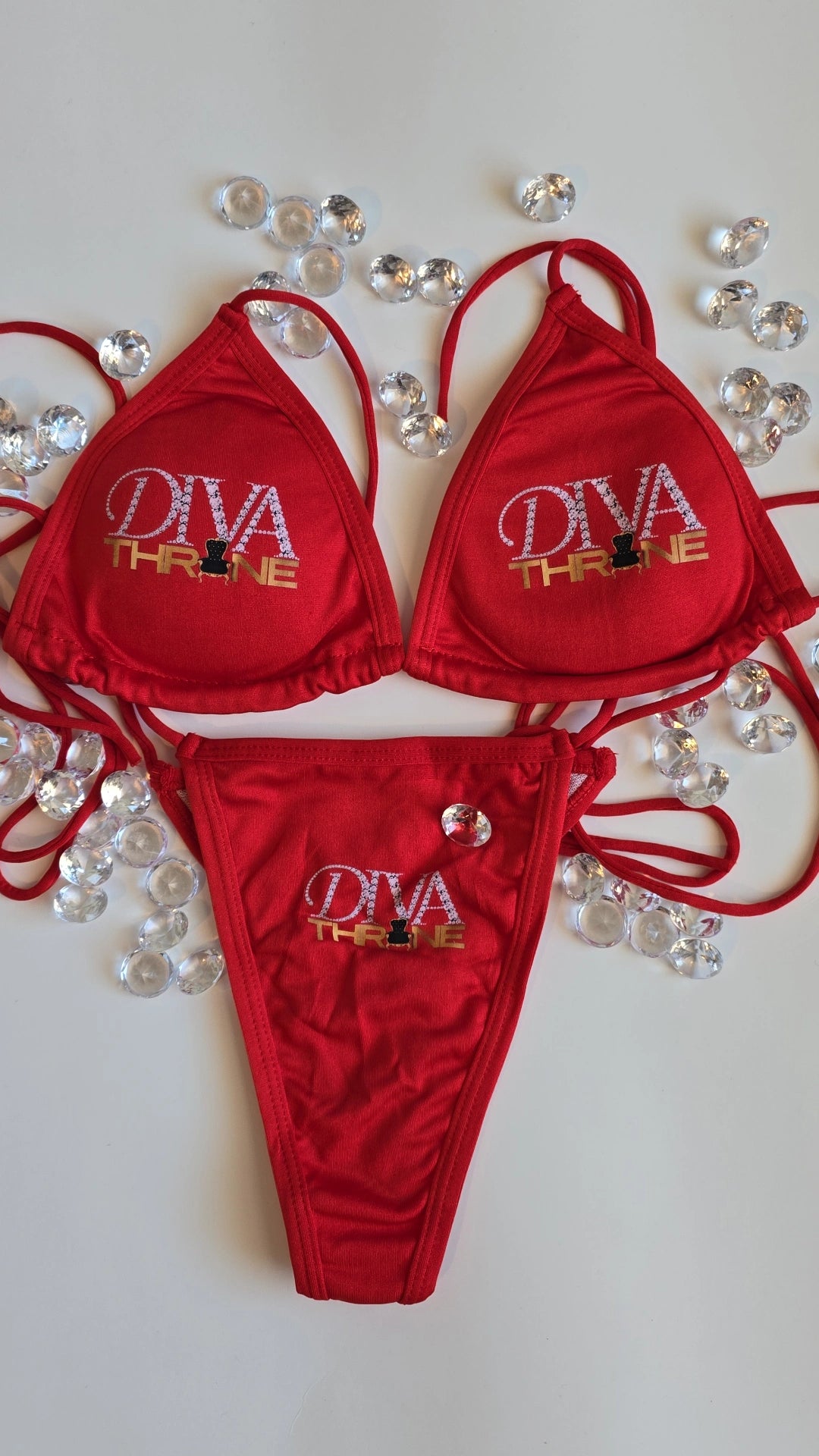 DIVA THRONE SIGNATURE "RED HOT" BIKINI SET