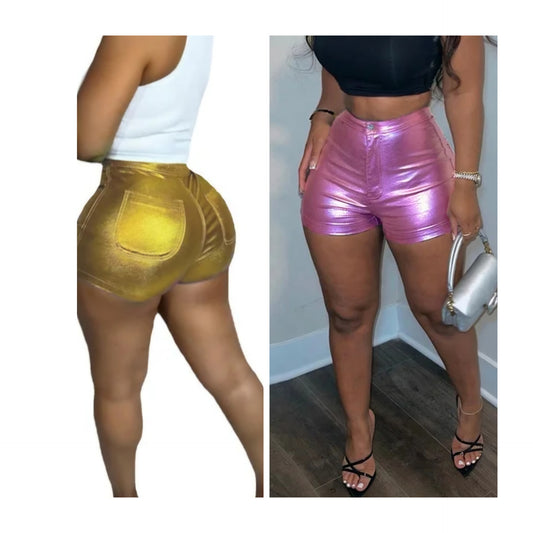 SEXY METALLIC SHORTS🛍 "GOLD"