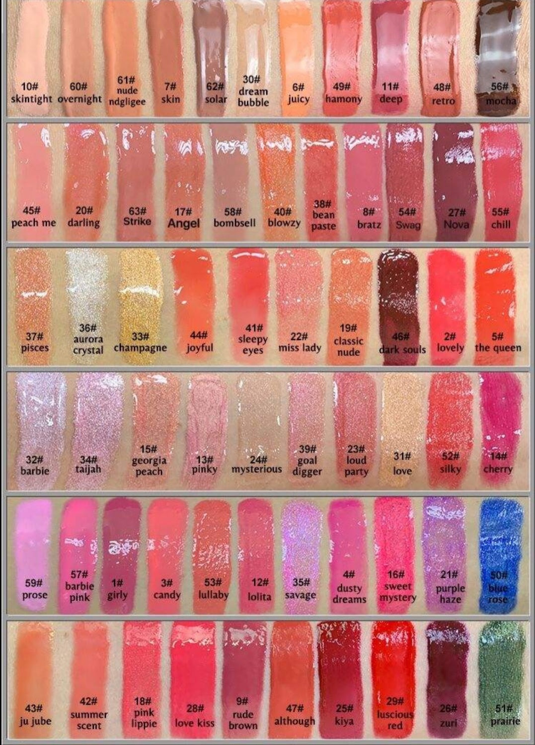 PRIVATE LABEL LIP GLOSS WITH YOUR LOGO💋 15PCS