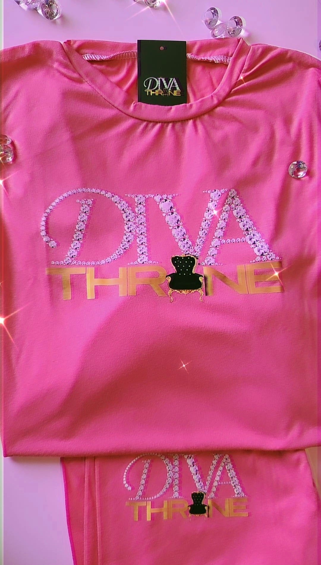 WE DIFFERENT SIGNATURE DIVA THRONE 2 PIECE SET PINK